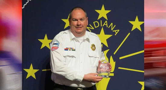 Evansville Paramedic Supervisor Receives Award