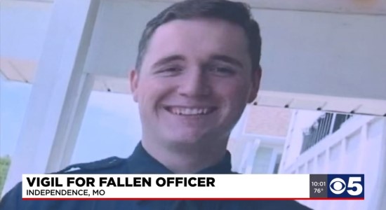 Vigil for Slain Independence, MO, Police Officer Draws Hundreds
