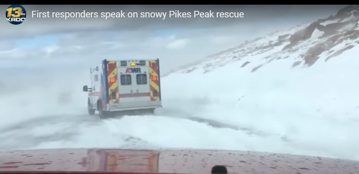 Colorado Springs AMR First Responders Speak on Snowy Pikes Peak Rescue
