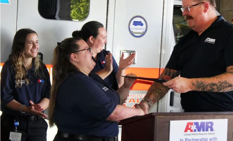 Graduates of Unique EMT Training Program Ready to Join AMR's First-Responder Team in Nashua, NH