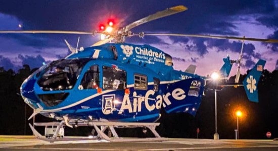Metro Displays Two Air Medical Aircraft at SHIFT AMTC 2021