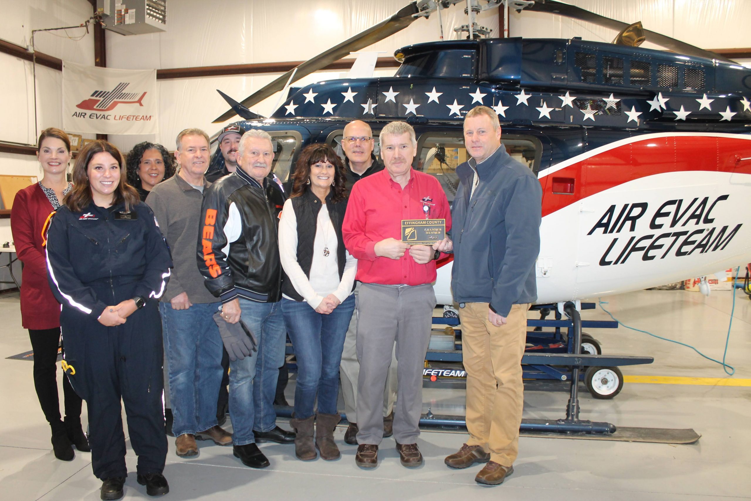 Effingham County Chamber Welcomes New Member, Air Evac Lifeteam