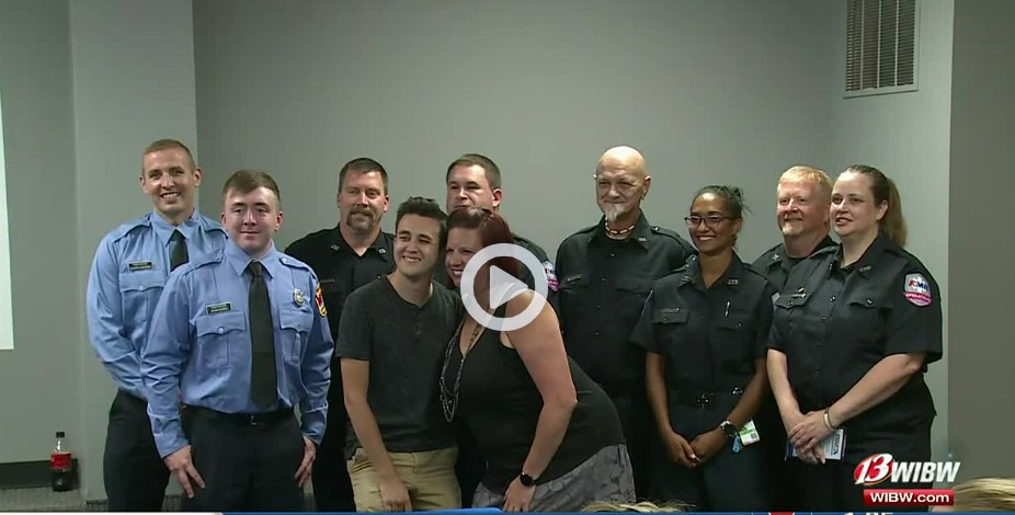 Topeka Woman Meets First Responders Who Saved Her