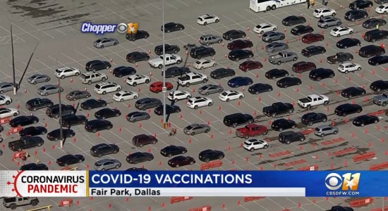 21K Shots A Week: COVID-19 Community Vaccination Center Opens At Globe Life Field