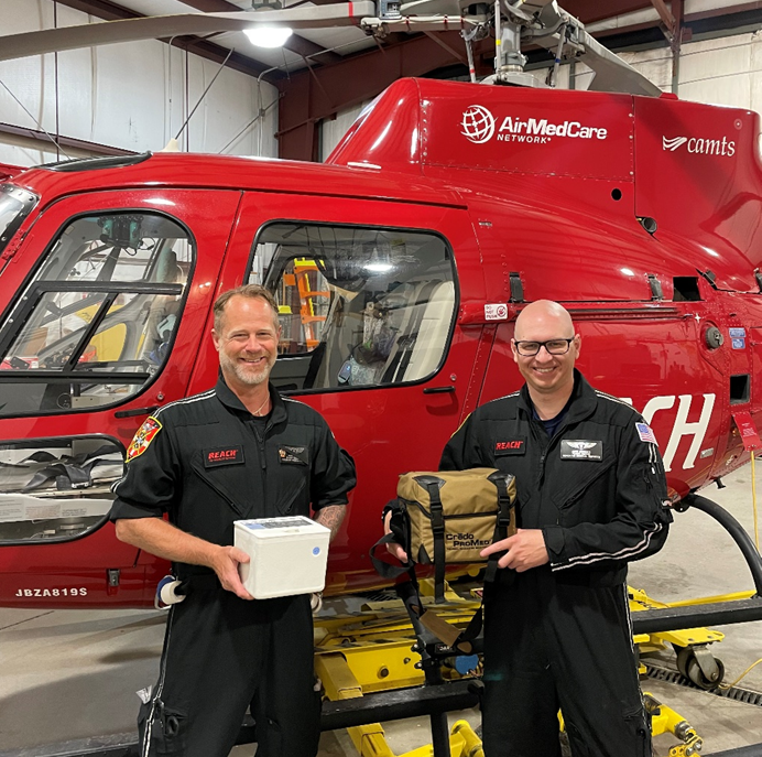 REACH Air Medical Services Adds Blood Products to Elko Flights