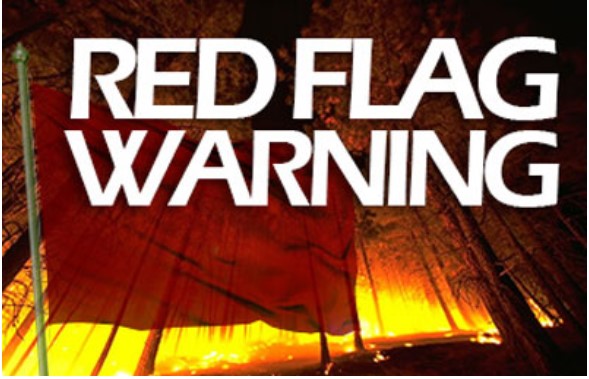 National Weather Service Posts Red Flag Warning for SW Oregon and NW California