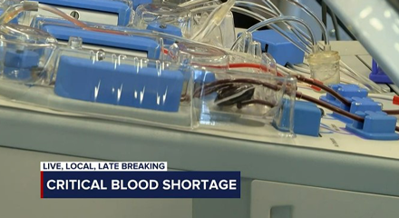 Red Cross Sees Lowest Blood Supply in a Decade