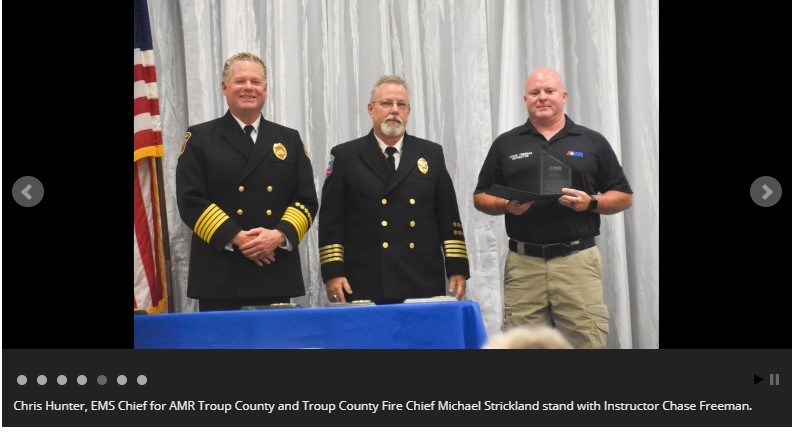 AMR, Troup County Fire Department Honor Several