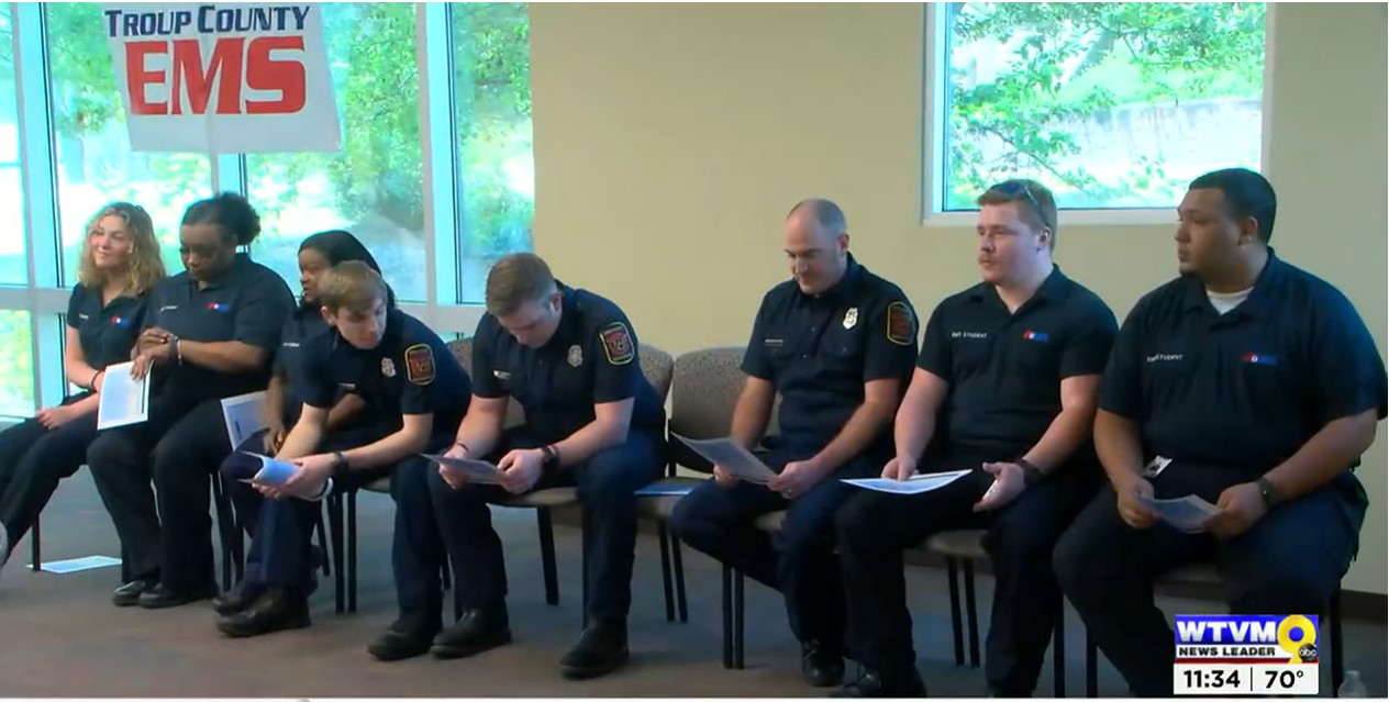 Troup County Fire Department and EMS in Georgia Celebrate Graduates of AMR's EWYL Program