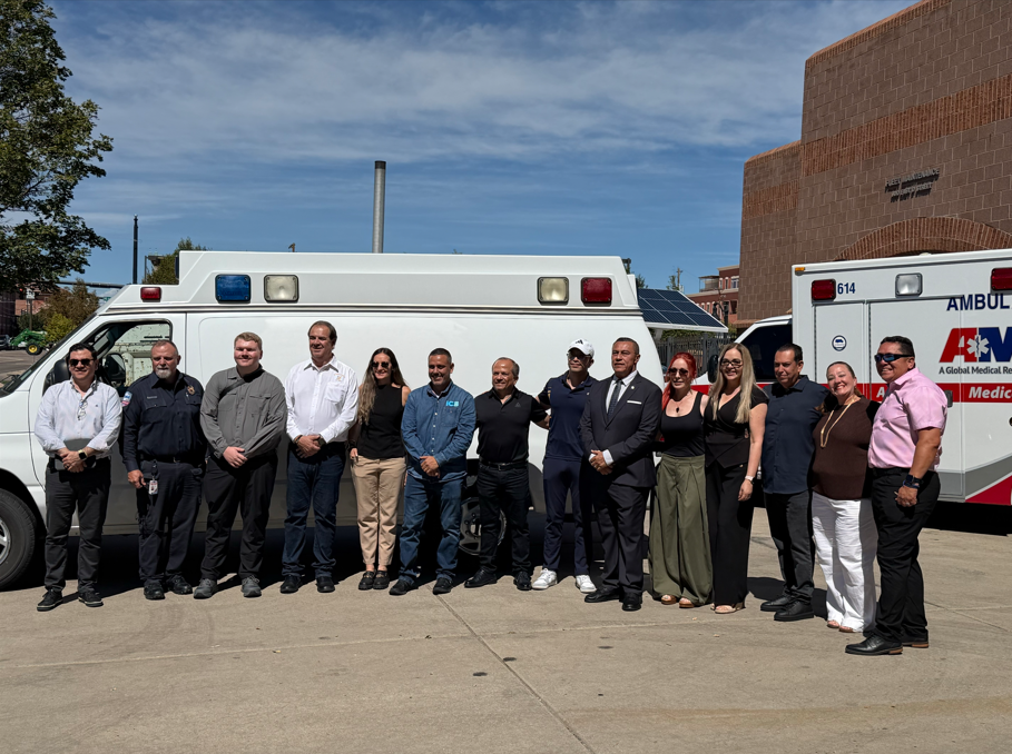 AMR Pueblo, CO Donates Ambulance to Sister-City Partnership to Help Educational Institute in Mexico