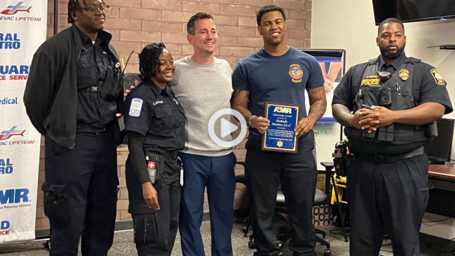 Metro Atlanta First Responders Honored for Saving Man’s Life During Cardiac Arrest