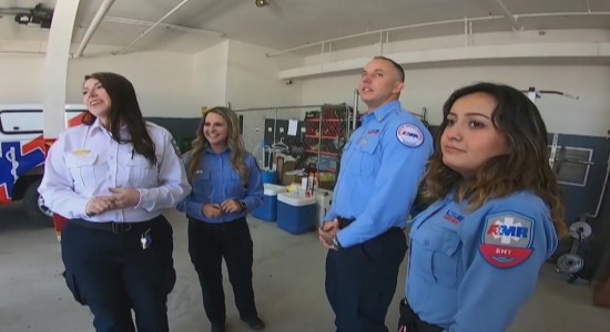 Paramedics in Prescott Pull Woman out of Burning Car