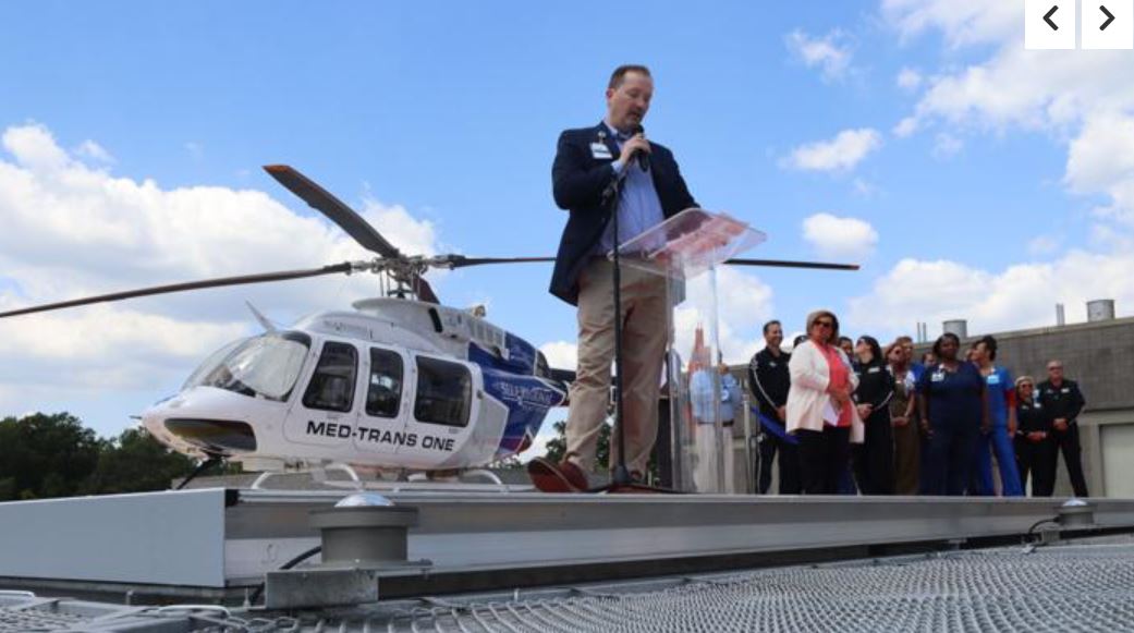 Self Regional Medical Center Adds Helicopter Transport Service