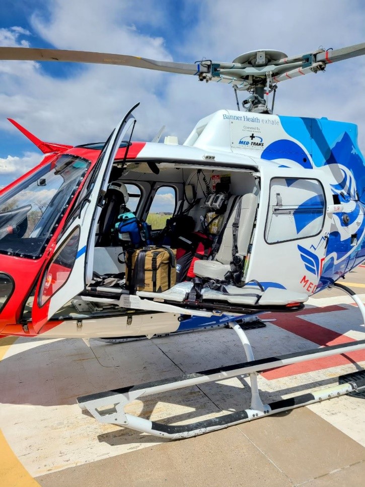 Med-Trans Corporation and Banner Health Add Blood Products to Aircraft in Colorado