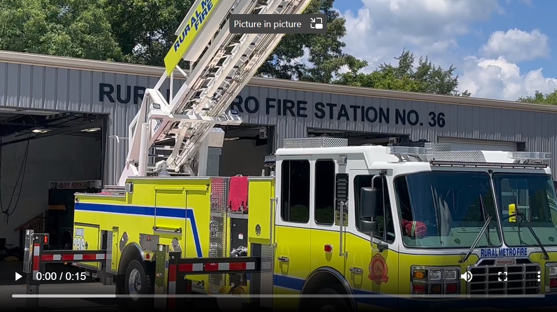 ‘A Fire Station on Wheels’ Rural Metro Shows Off New Aerial Truck