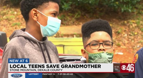 Metro-Atlanta Teens Recognized for Saving their 67-year-old Grandmother