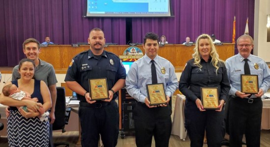 First Responders Honored for Managing Difficult Delivery