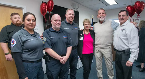 Milton Man Thanks Paramedics Who Saved his Life