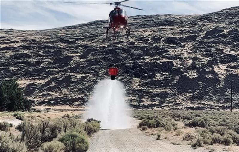 Reno-Based Air Medical Helicopter Now a Dual-Response Tool for Wildfire Season in NV and CA 