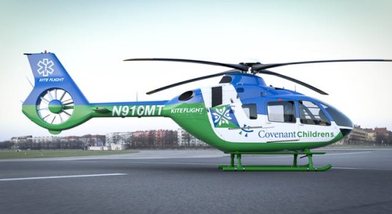 Covenant Children's Introduces New Transport Helicopter