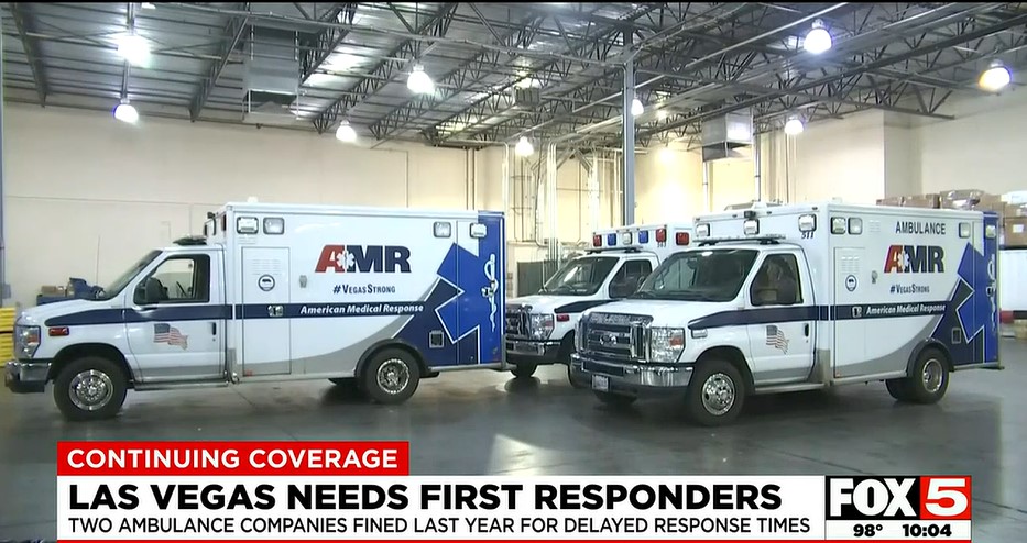 AMR Las Vegas Changes 911 Call Protocols Due to Staffing Shortages