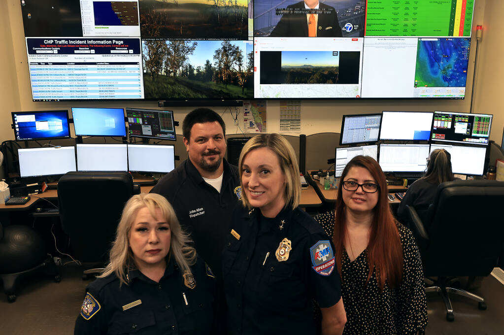 Sonoma County Dispatchers Stayed on The Line to Help Others, Even Though Their Own Homes Were in Peril 