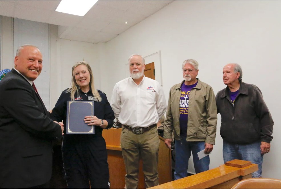 Flight Nurse Recognized in First Responder in Quarter Program