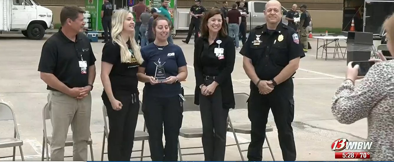 Stormont Vail Presents Excellence in EMS award